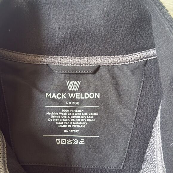 Mack Weldon Latitude Fleece Full-Zip large black NWT - Picture 11 of 11
